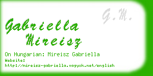 gabriella mireisz business card